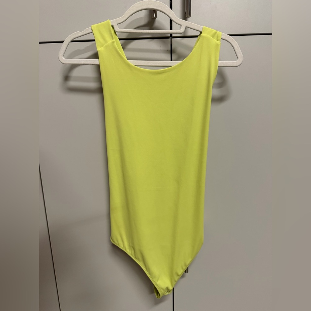 NWT Express Neon Lime medium Bodysuit